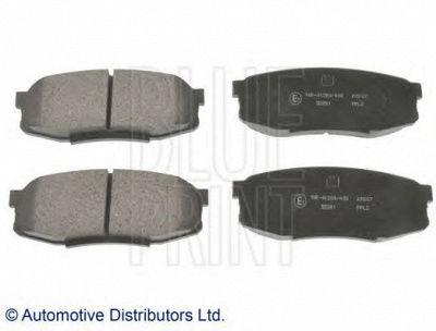BLUE PRINT adt342176 -  Комплект тормозных колодок, дисковый тормоз